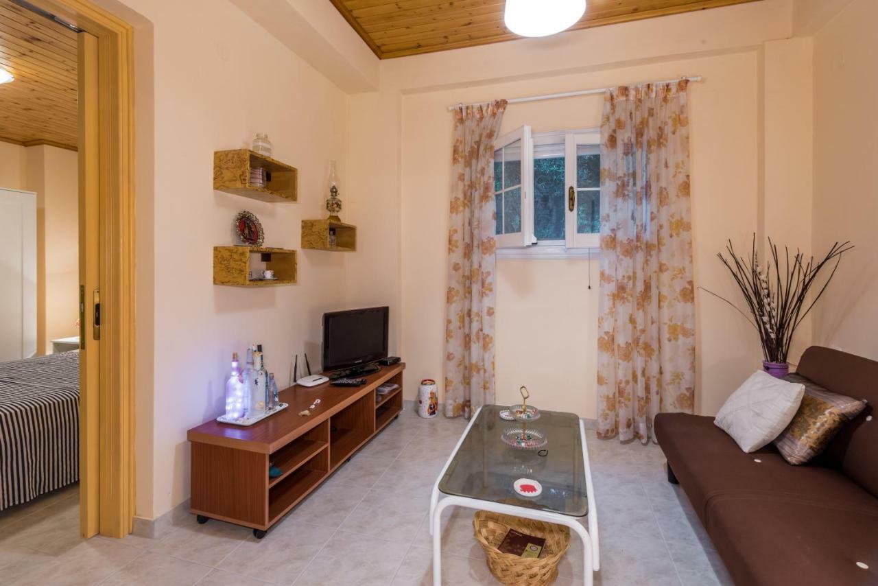 Family Holiday Apartment With Garden & Bbq Velonádes エクステリア 写真
